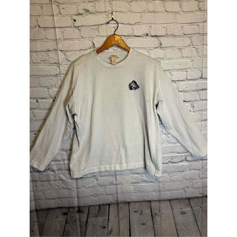 H&M Men’s Medium Graphic T-shirt 3/4 Length Sleeve 2019